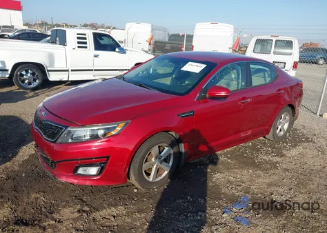 2015 Kia Optima Lx из США, поврежденный, VIN 5XXGM4A77FG473178